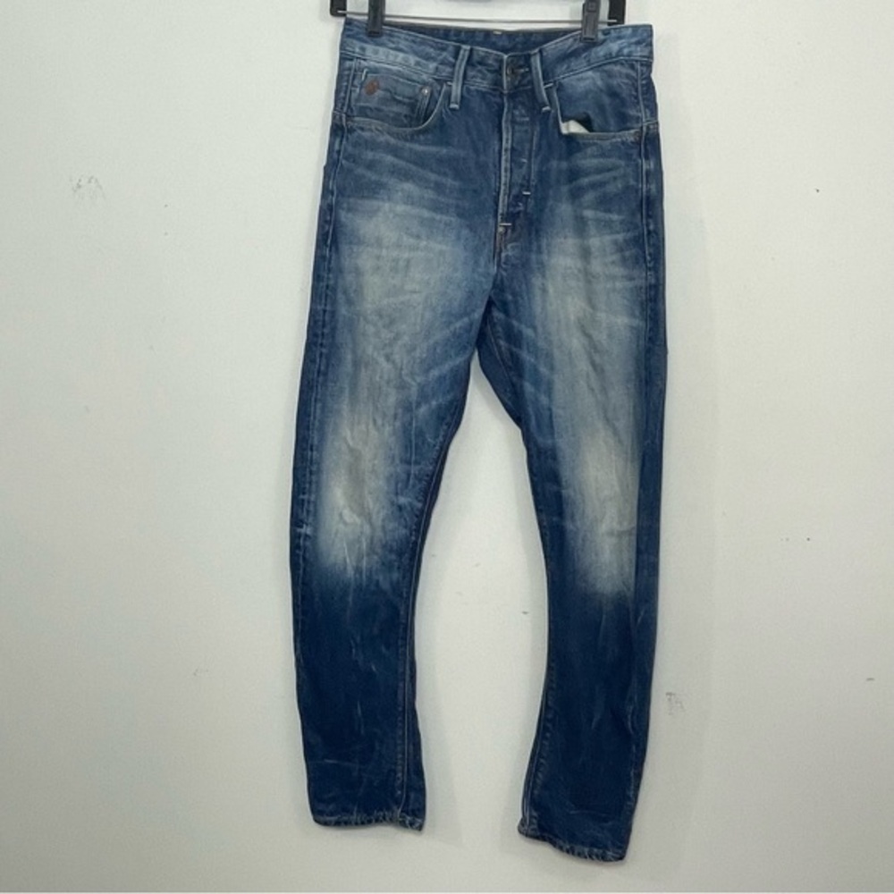 G-Star Raw ARC 3D Loose Tapered Mens Jeans Size W29 L34 Mid Blue Wash.